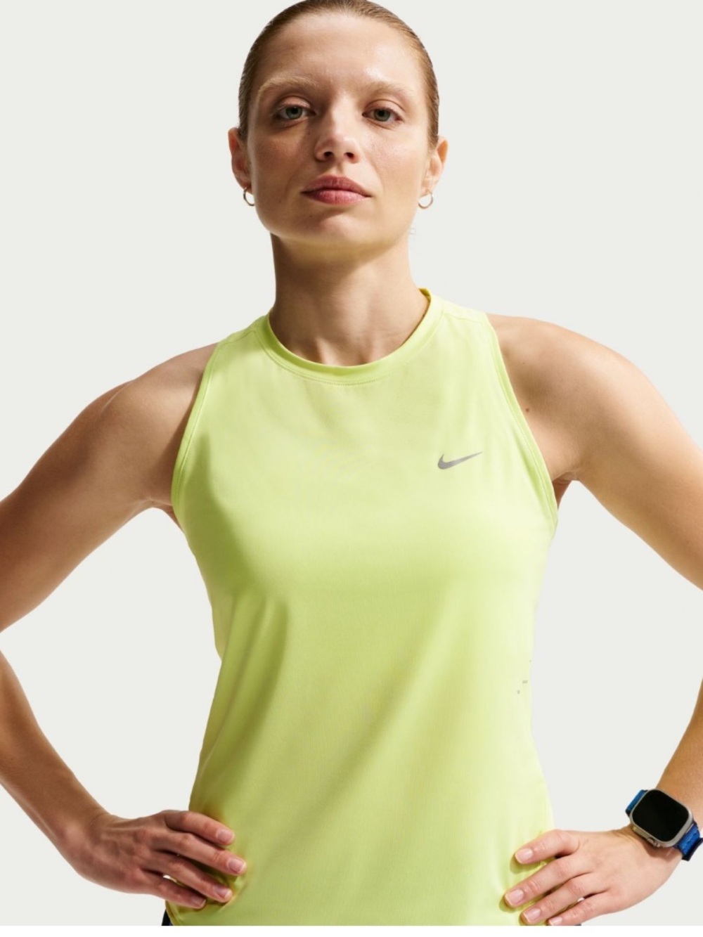 Nike Swift LT Lemon Twist Dri-Fit Running Tank Top